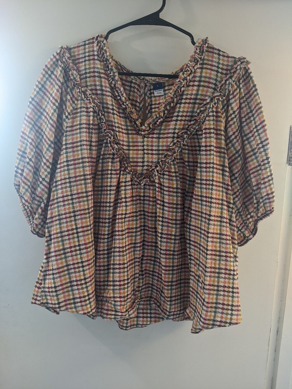 Plaid Blouse